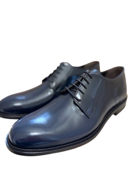 Art. 0614 Derby Abrasivato Blu