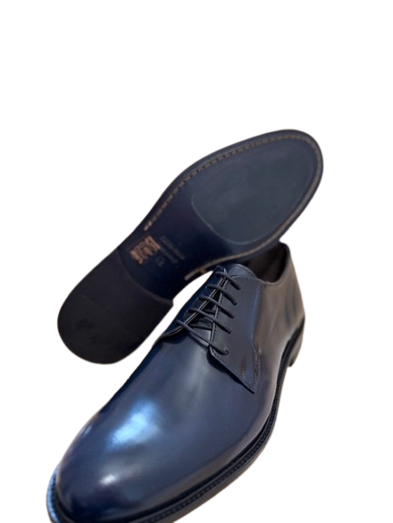 Art. 0614 Derby Abrasivato Blu
